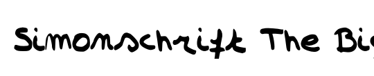 Simonschrift The Big