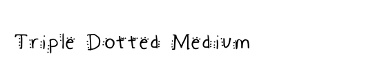 Triple Dotted