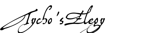Tycho'sElegy