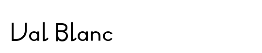 Val Blanc