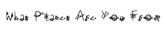 What Planet Are You From