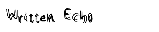 Written Echo