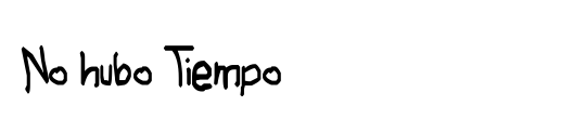 No hubo Tiempo