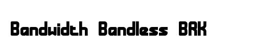 Bandwidth Bandless BRK