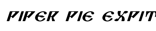 Piper Pie ExpItal