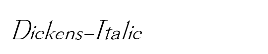 Dickens-Italic