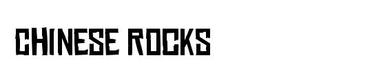 Chinese Rocks