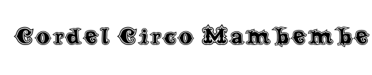 Cordel Circo Mambembe Outline