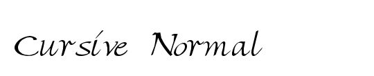 Cursive