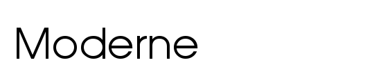 Moderne
