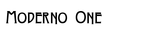 Moderno One