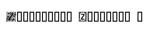 Ornamental Initials Z