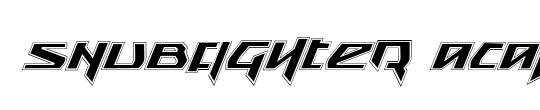 Snubfighter Academy Italic