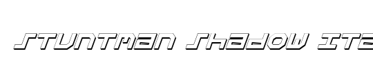 Stuntman Shadow Italic