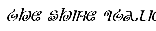 The Shire Italic