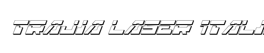 Trajia Laser Italic 3D