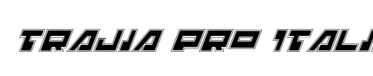 Trajia Pro Italic