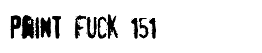 pRint fUck151
