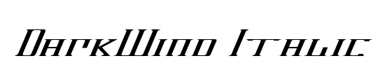 DarkWind Italic