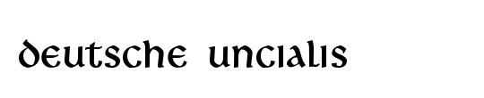 Deutsche Uncialis