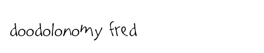 Doodolonomy Fred