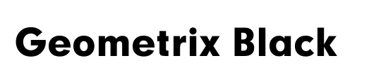 Geometrix Black