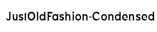 JustOldFashion-Condensed