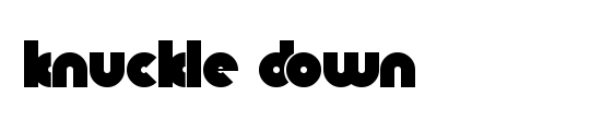 Knuckle Down