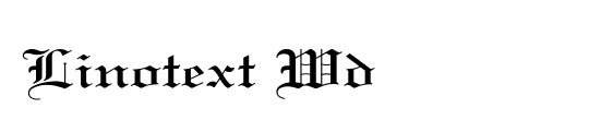Linotext Wd