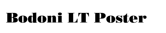 Bodoni LT
