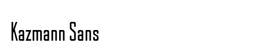 Kazmann Sans