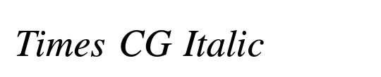 Times CG