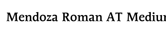 Mendoza Roman AT Medium