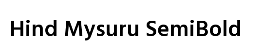 Hind Mysuru SemiBold