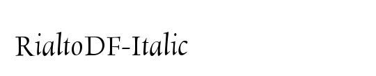RialtoDF-Italic
