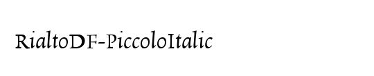 RialtoDF-PiccoloItalic