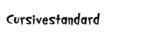 Cursive standard