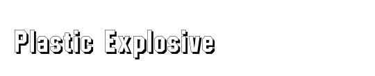 Plastic Explosive