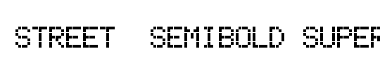 Street  SemiBold SuperThin