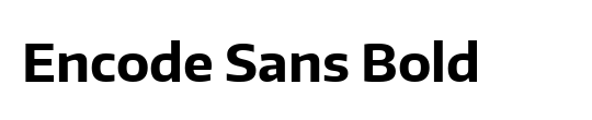 Encode Sans