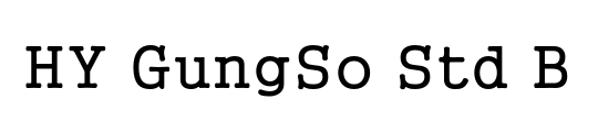 HY GungSo Std