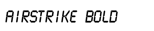 Airstrike Bold