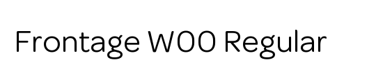 FrontageW00-Regular