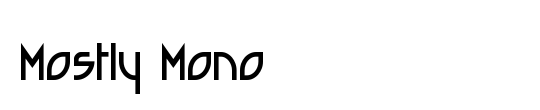 MostlyMono