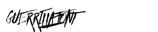 GUERRILLA FONT
