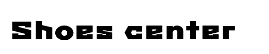 Shoes center