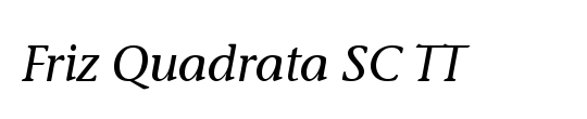 Friz Quadrata SC TT