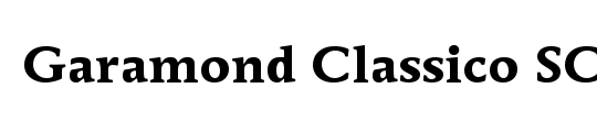 Garamond Classico SC