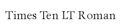 TimesTen LT Roman