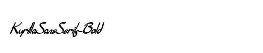 KyrillaSansSerif